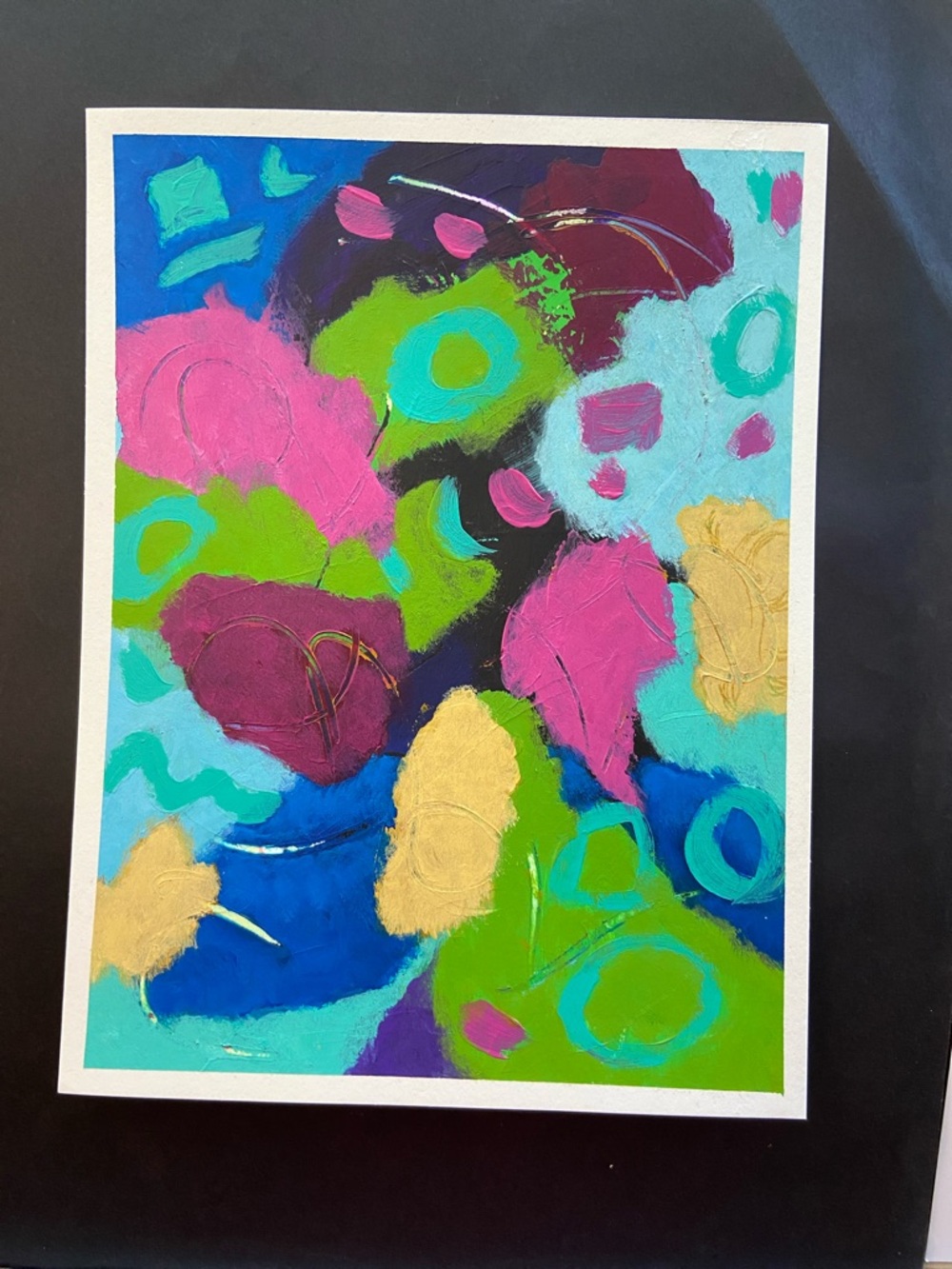 Original Abstract Colorful Expression Wall Art Multi-Color - Picture 6 of 8